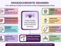 Rhodochrosite benefits: Compassion, emotional healing, balance, meditation, chakra connection, inner child joy, manifestation, and peaceful placement.