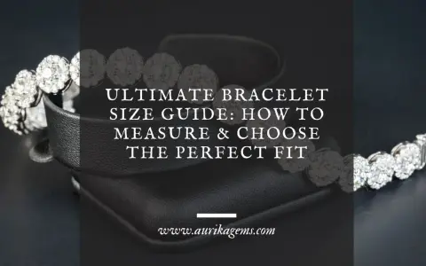 Sparkling bracelet styles on display, with text guiding you to find the perfect fit.