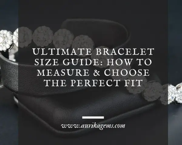 Sparkling bracelet styles on display, with text guiding you to find the perfect fit.
