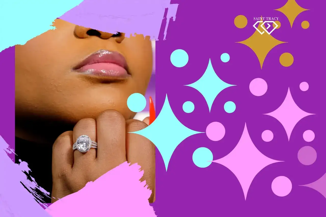 A woman's hand with a sparkling ring. Curious about how long does cubic zirconia last? This image hints at lasting beauty.